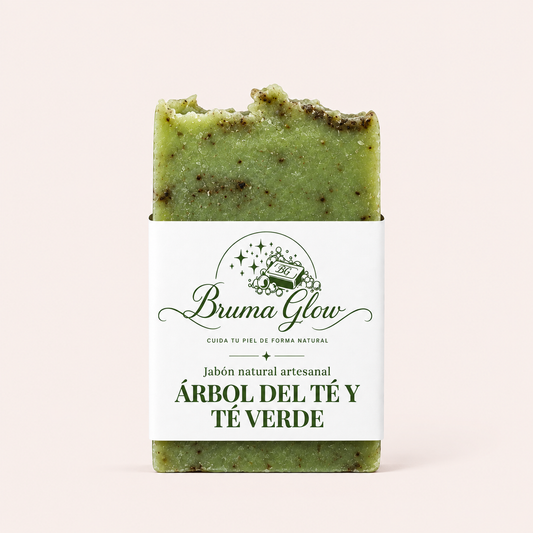 Jabón Artesanal Árbol del Té y Té Verde
